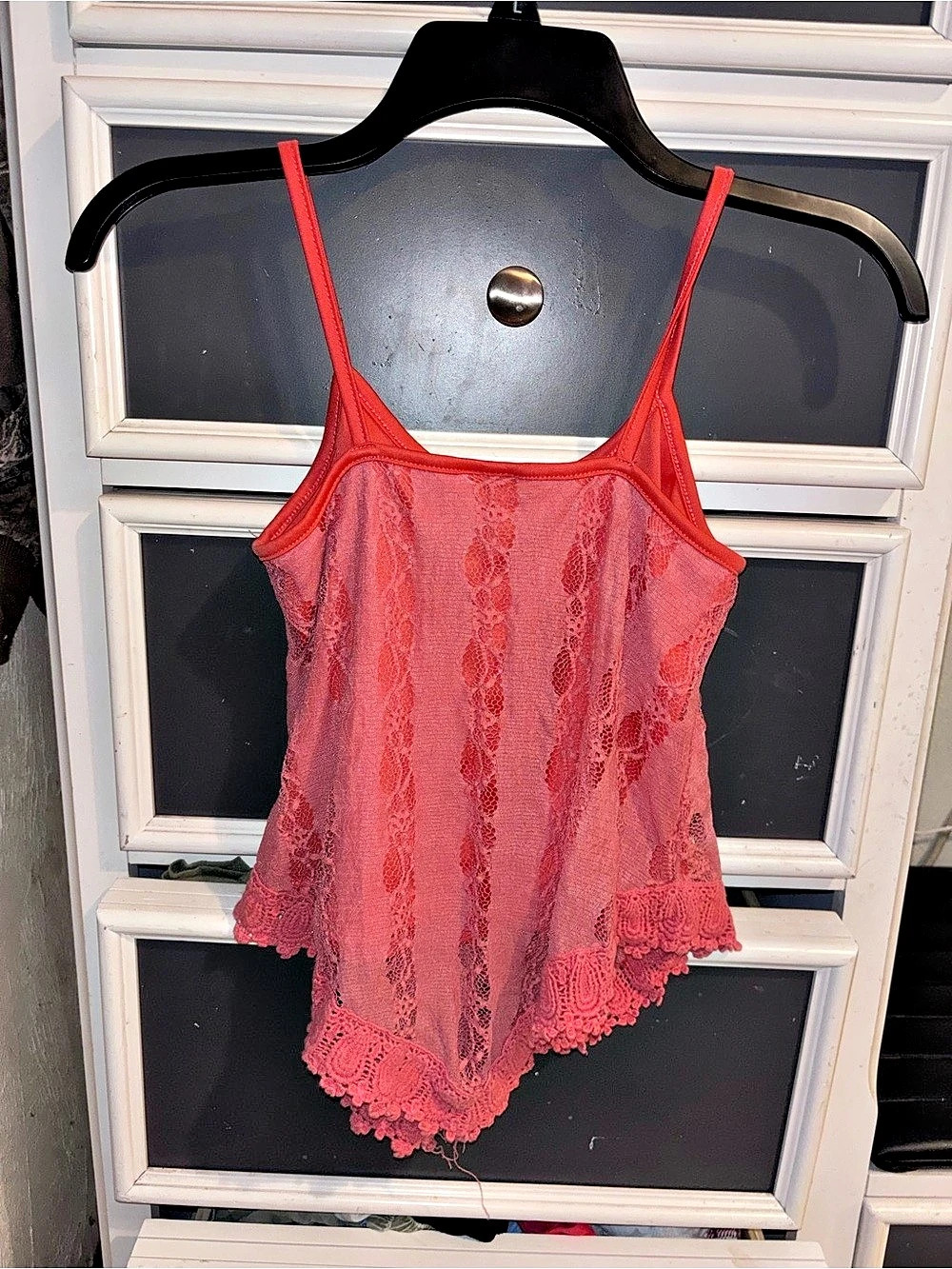 Lace Camisole in Pink Like New